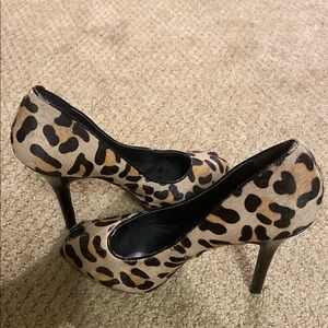Leopard Print Women's Heels